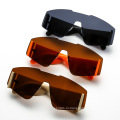 Новые модные цельные солнцезащитные очки в большой оправе Европейские и американские трендовые мужские и женские солнцезащитные очки с широкими ногами через границу avan